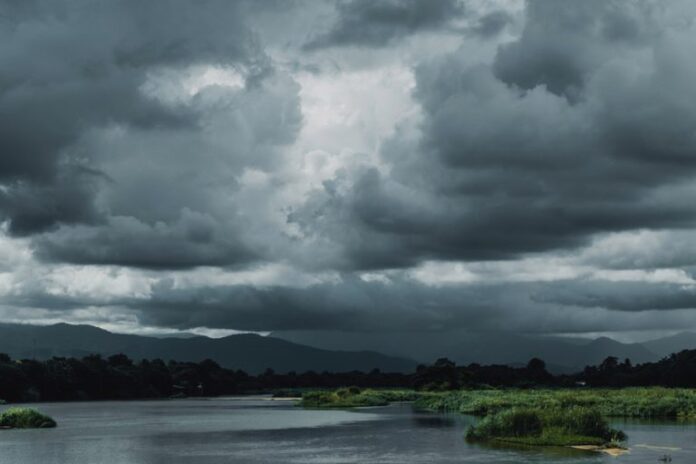 Monsoon clouds hovering over North Bengal