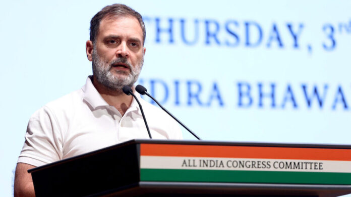 Rahul Gandhi condemns terrorism in Kulgam attack